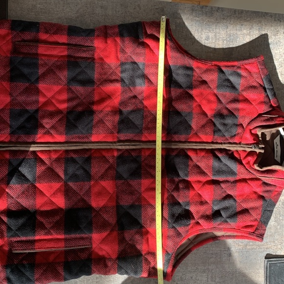 Peter Millar Crown Shetland Wool Plaid Zip Vest size medium - Picture 6 of 7